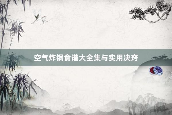 空气炸锅食谱大全集与实用决窍